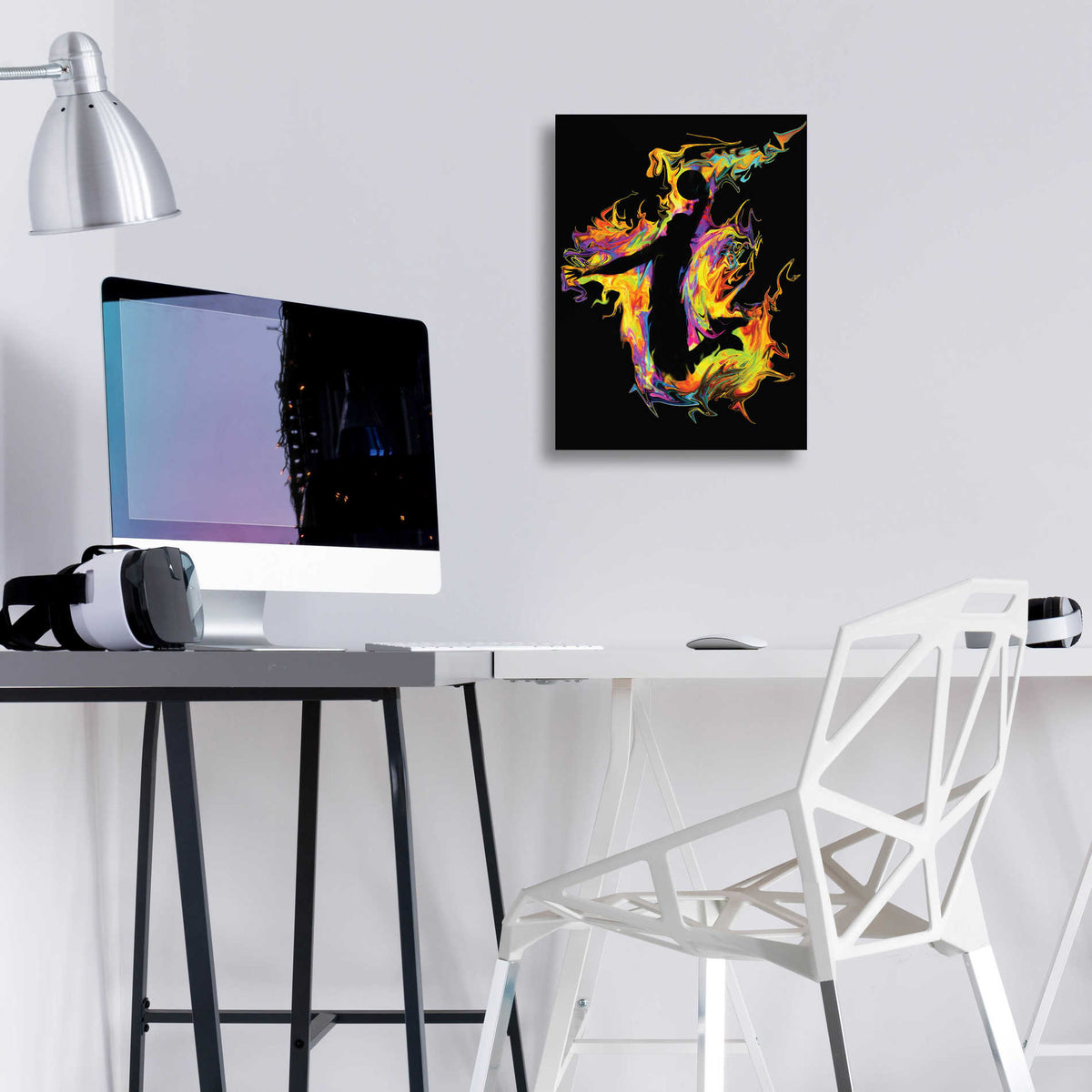 Epic Art 'Slam' by Michael Stewart, Acrylic Glass Wall Art,12x16