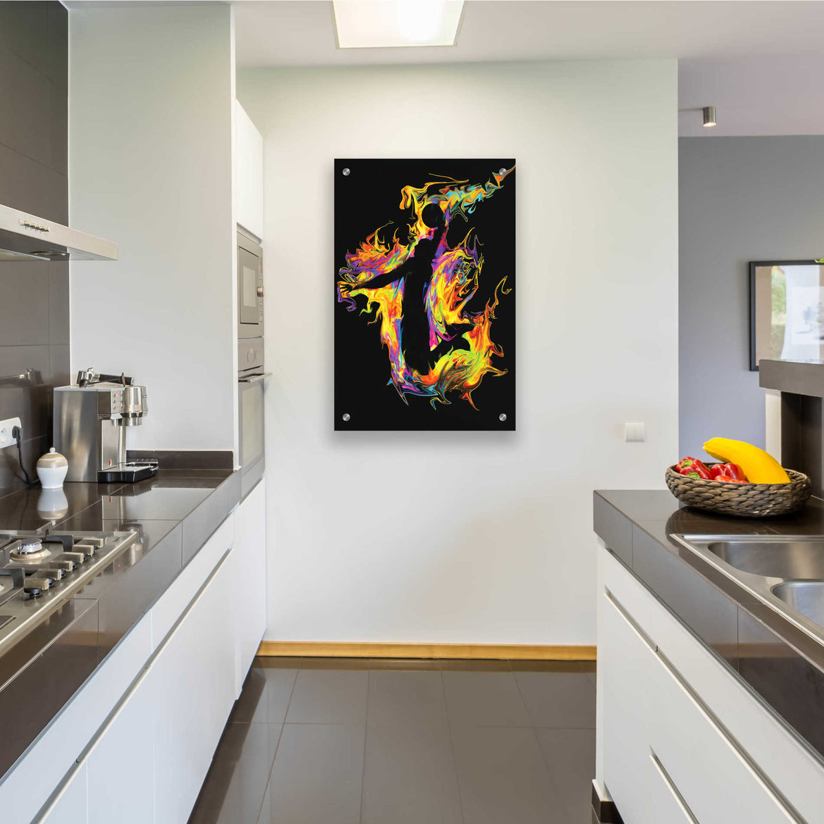 Epic Art 'Slam' by Michael Stewart, Acrylic Glass Wall Art,24x36