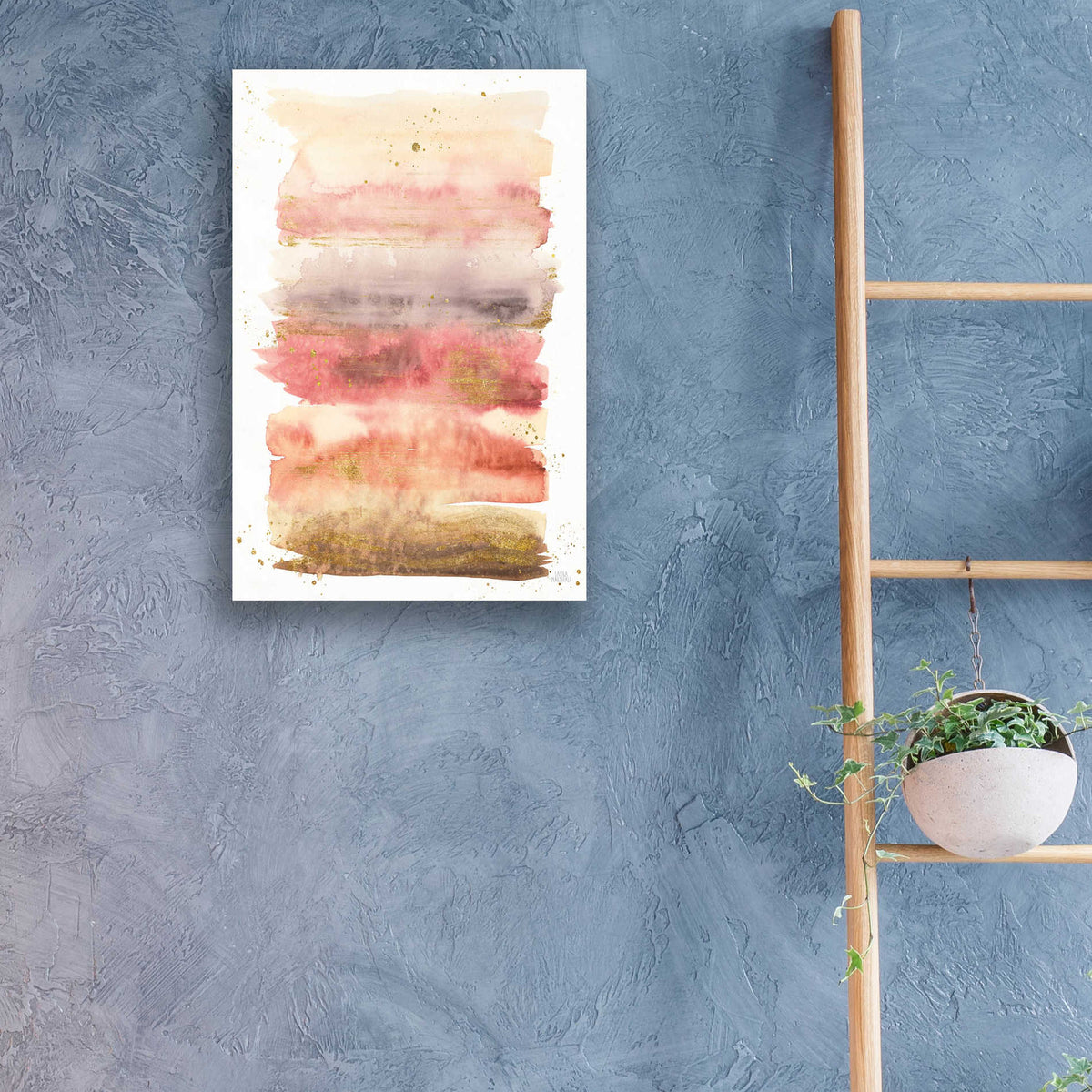 Epic Art 'Desert Blooms Abstract I' by Laura Marshall, Acrylic Glass Wall Art,16x24