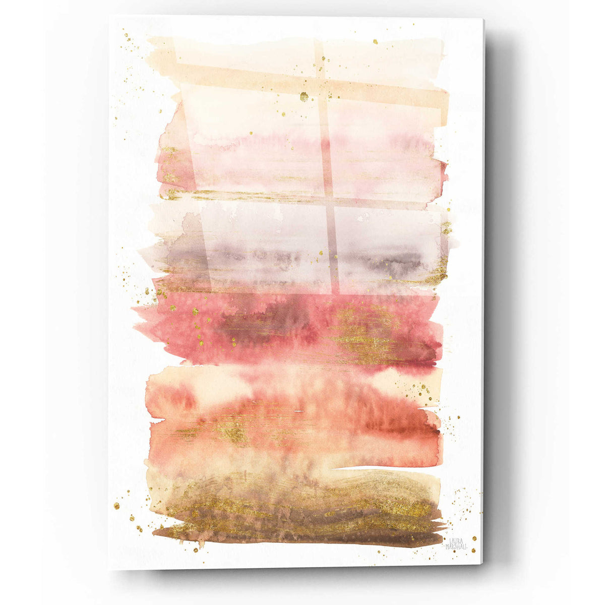 Epic Art 'Desert Blooms Abstract I' by Laura Marshall, Acrylic Glass Wall Art