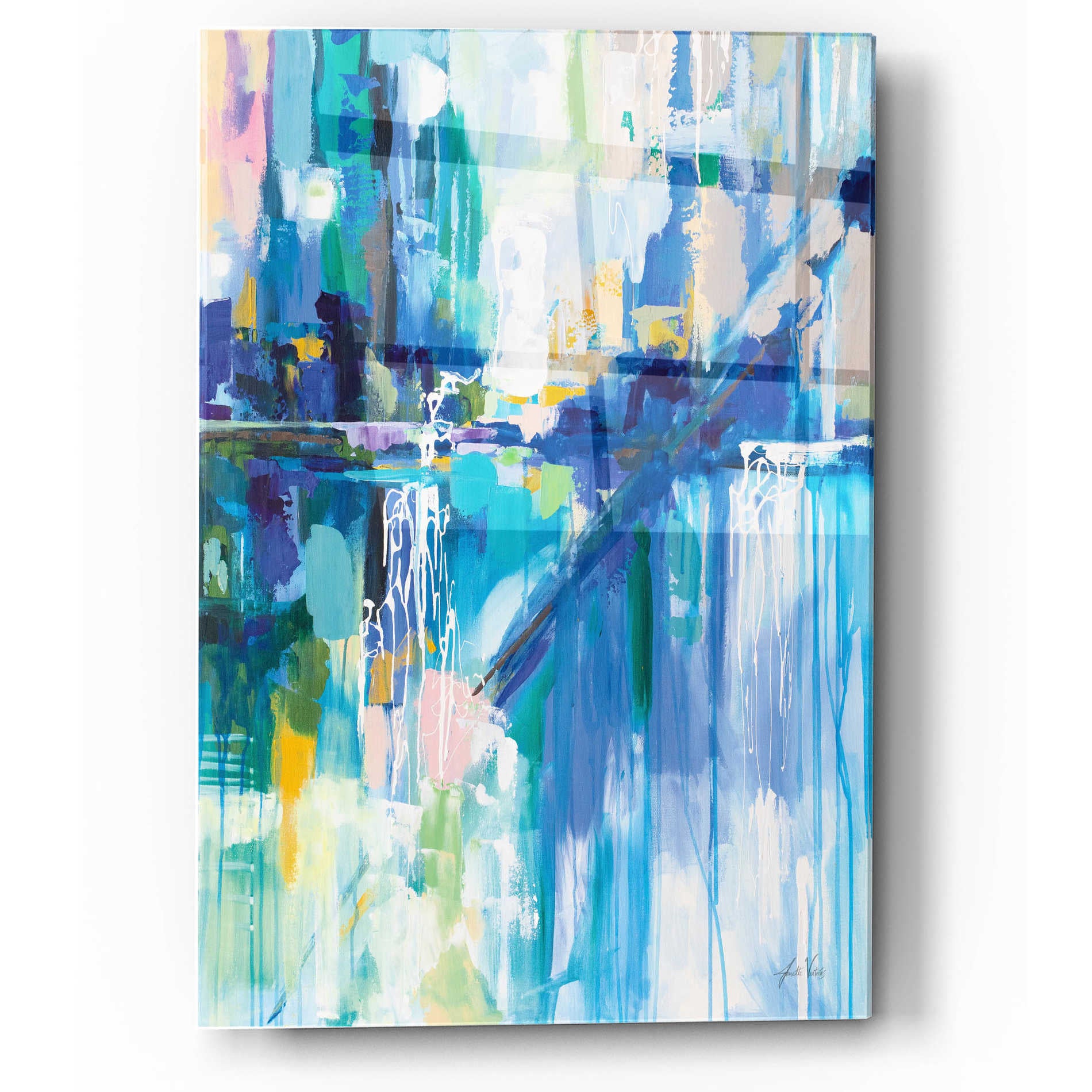 Epic Art 'Thru the Glass' by Jeanette Vertentes, Acrylic Glass Wall Art,12x16