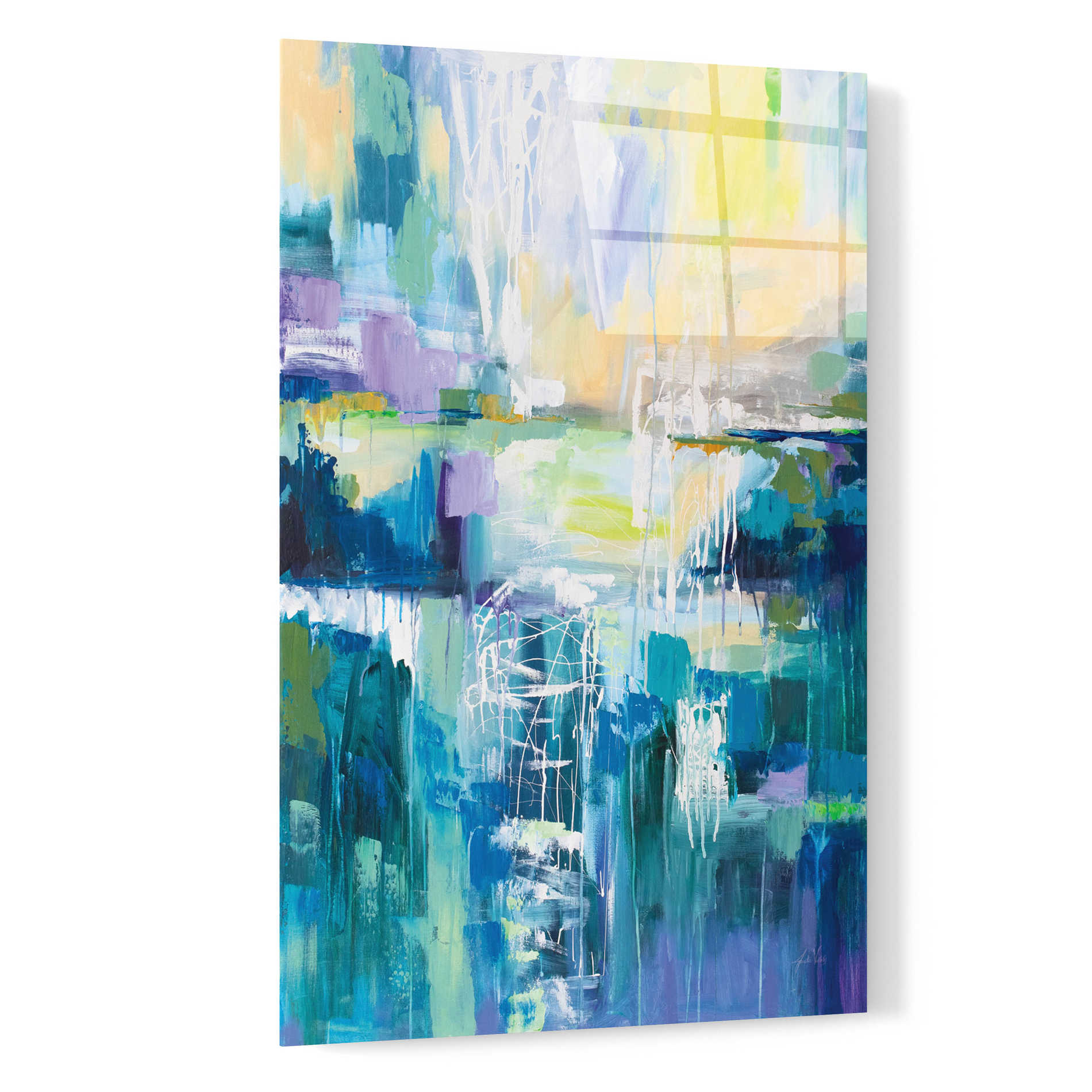 Epic Art 'Into the Water' by Jeanette Vertentes, Acrylic Glass Wall Art,16x24