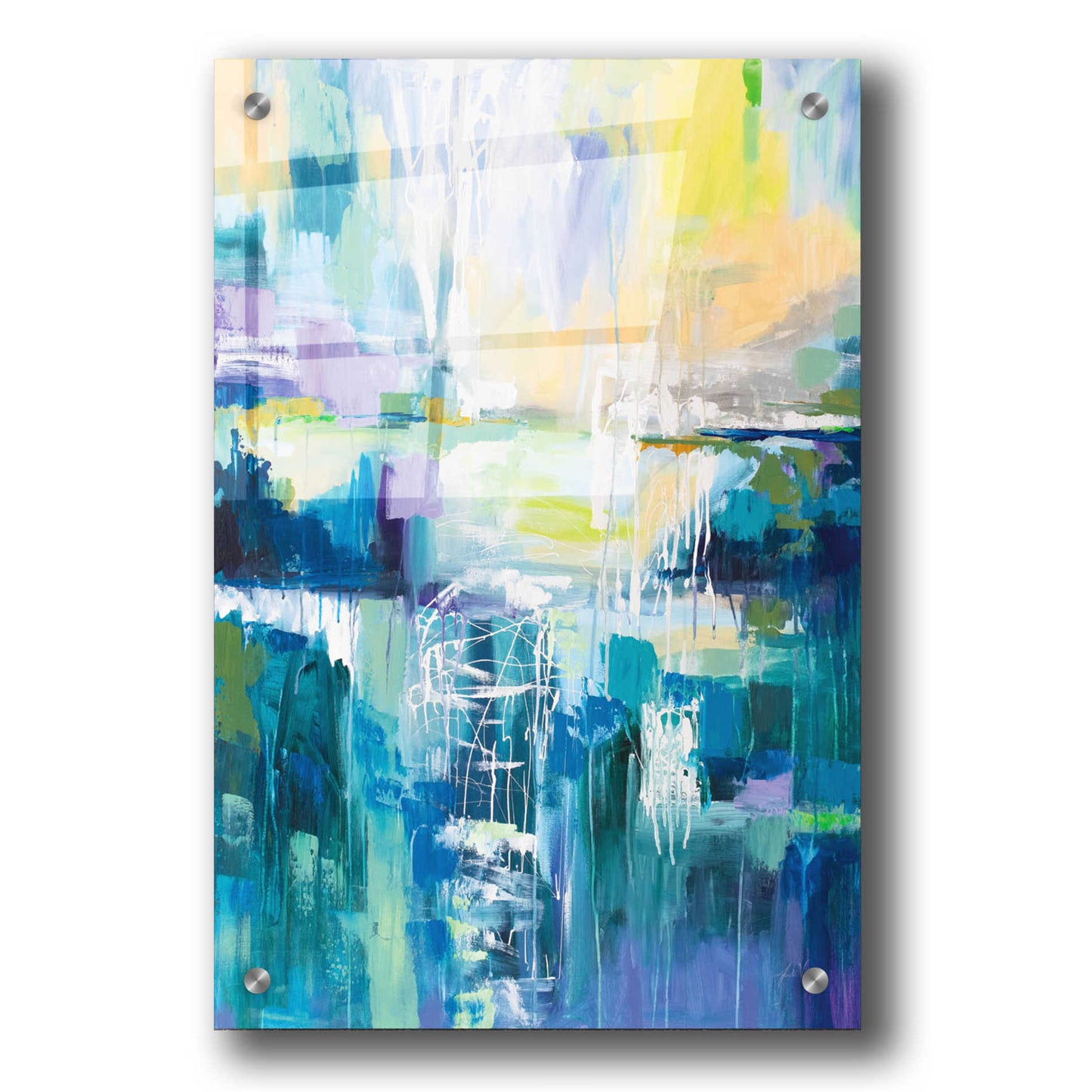 Epic Art 'Into the Water' by Jeanette Vertentes, Acrylic Glass Wall Art,24x36