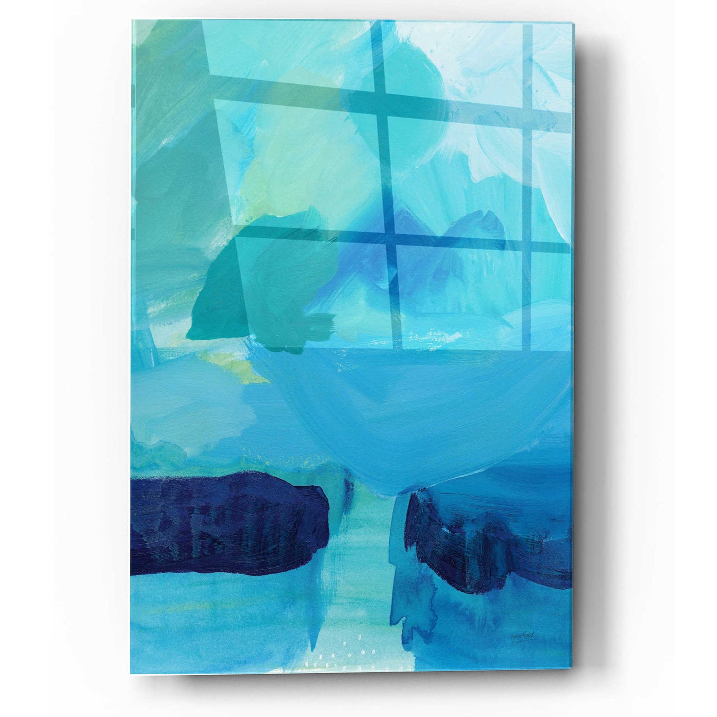 Epic Art 'Seascape I' by Lynn Mack, Acrylic Glass Wall Art,12x16