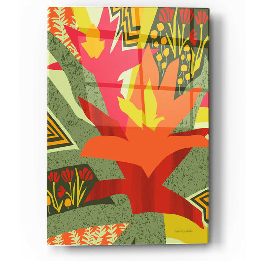 Epic Art 'Bromeliad' by Megan Gallagher, Acrylic Glass Wall Art