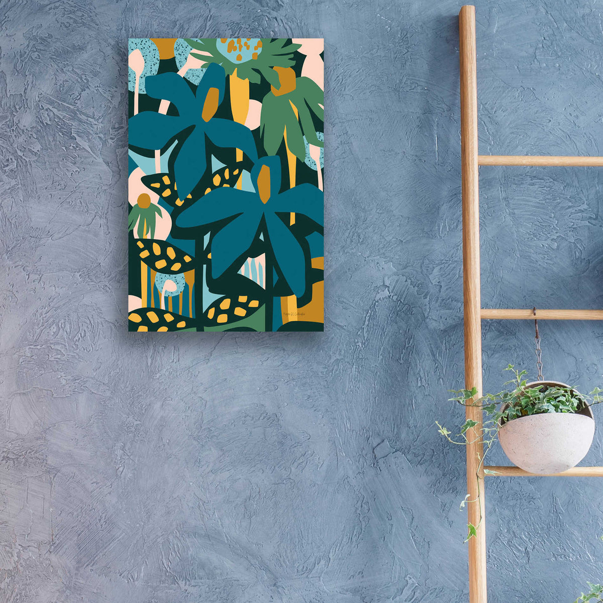Epic Art 'Color Your Life' by Megan Gallagher, Acrylic Glass Wall Art,16x24