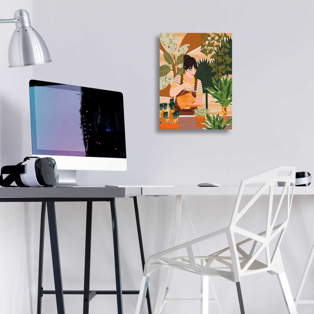 Epic Art 'A Balanced Self II' by Megan Gallagher, Acrylic Glass Wall Art,12x16