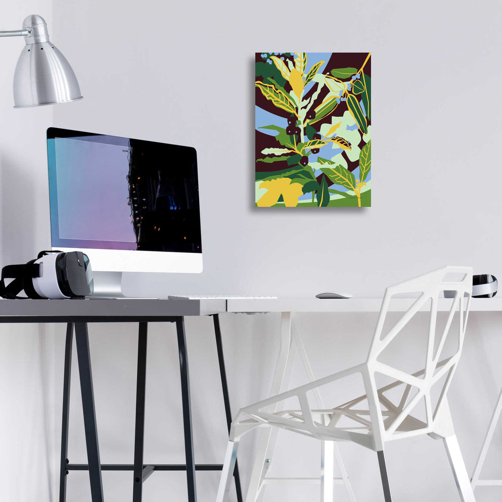 Epic Art 'Bay Leaf' by Megan Gallagher, Acrylic Glass Wall Art,12x16