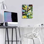 Epic Art 'Bay Leaf' by Megan Gallagher, Acrylic Glass Wall Art,12x16