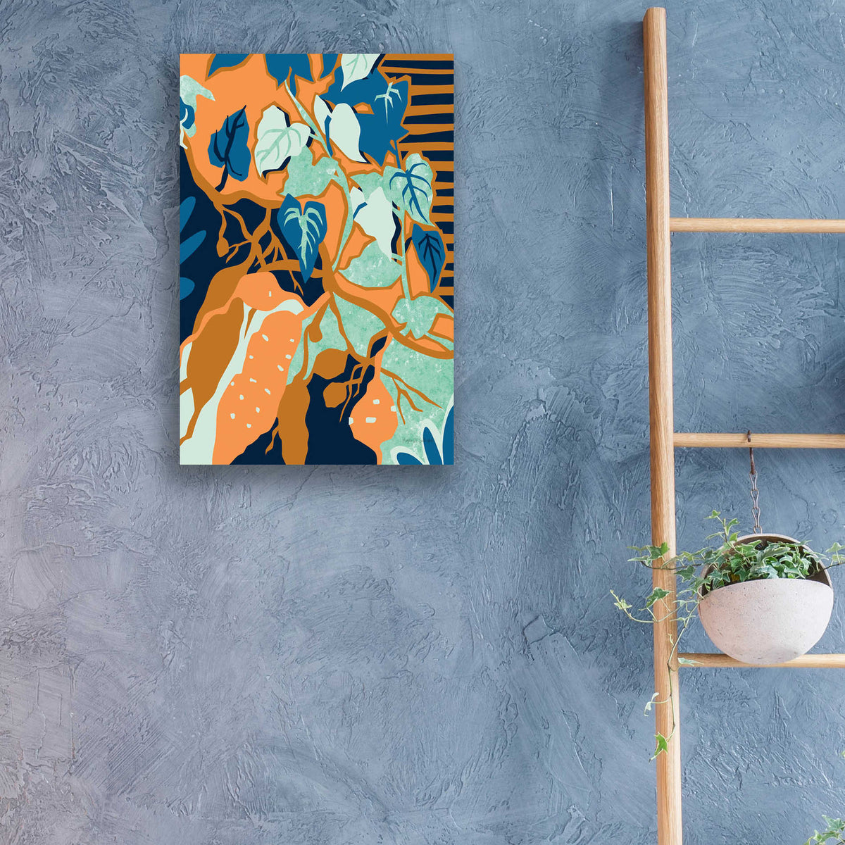 Epic Art 'Yams' by Megan Gallagher, Acrylic Glass Wall Art,16x24