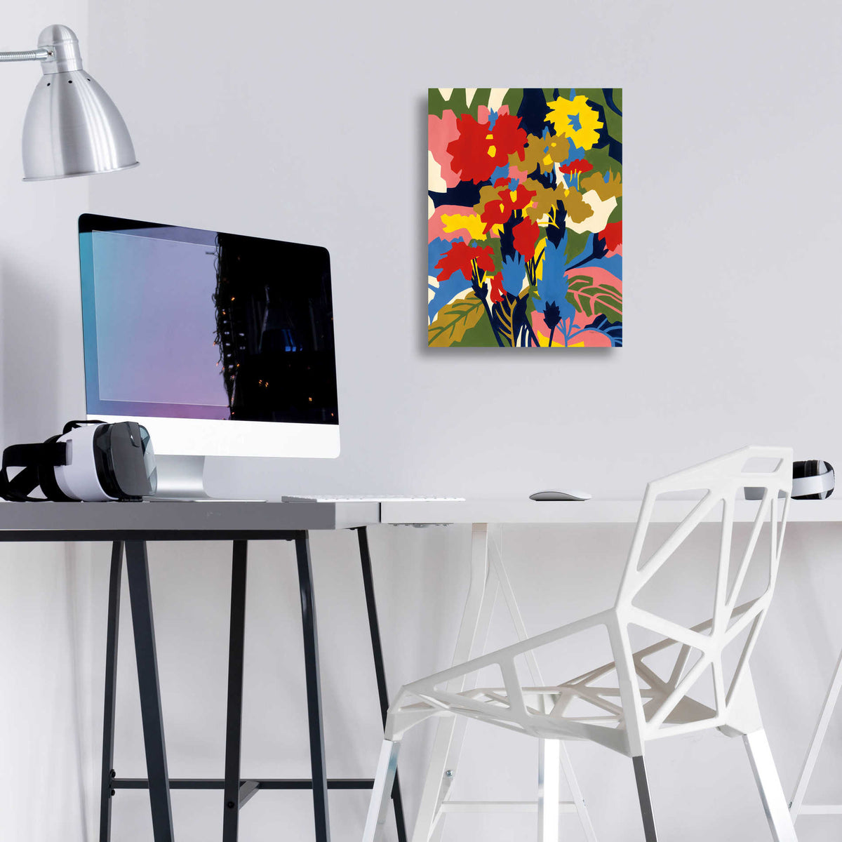 Epic Art 'Crossandra' by Megan Gallagher, Acrylic Glass Wall Art,12x16