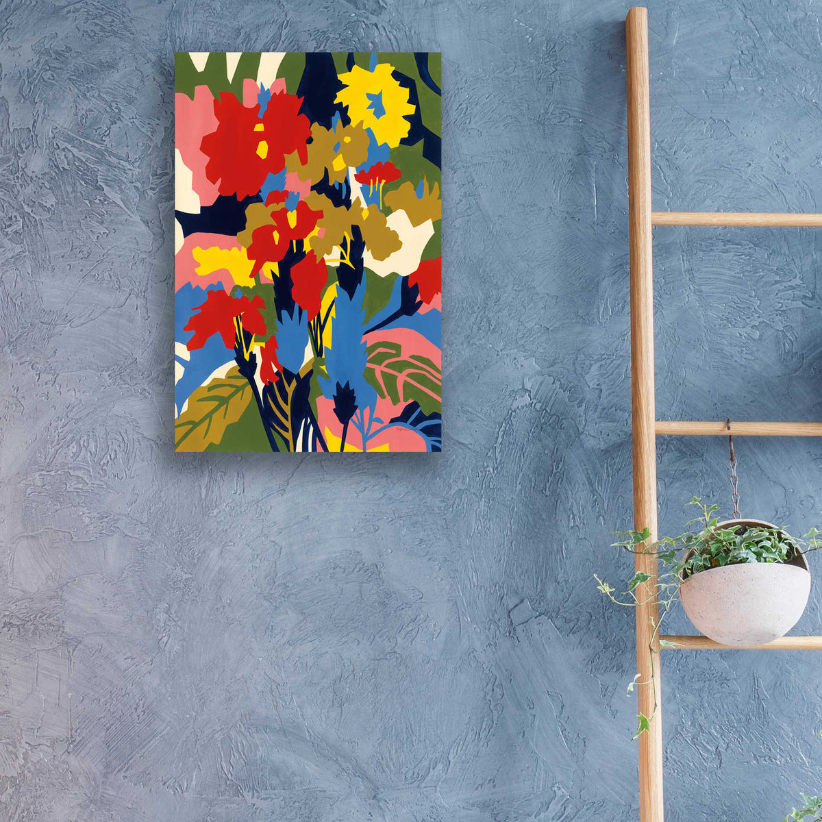 Epic Art 'Crossandra' by Megan Gallagher, Acrylic Glass Wall Art,16x24