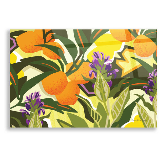 Epic Art 'Citrus Sage I' by Megan Gallagher, Acrylic Glass Wall Art