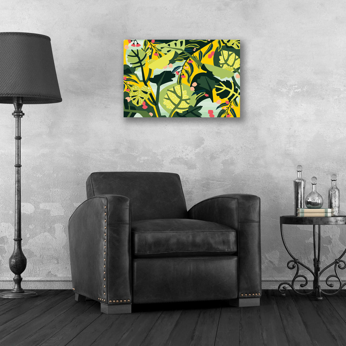 Epic Art 'Eucalyptus Mint I' by Megan Gallagher, Acrylic Glass Wall Art,24x16