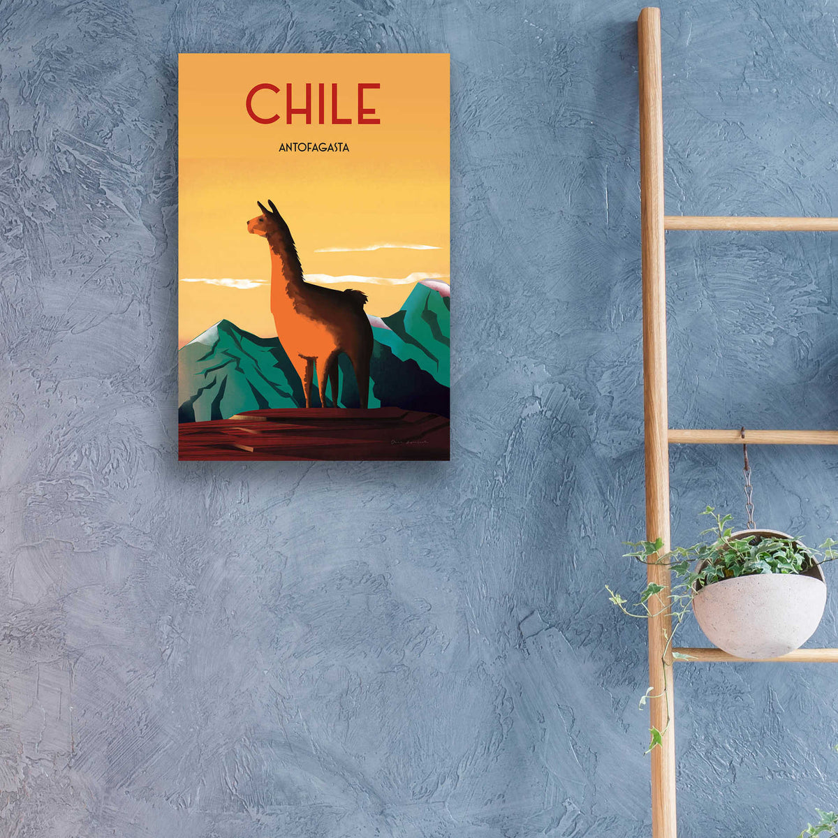 Epic Art 'Chile' by Omar Escalante, Acrylic Glass Wall Art,16x24