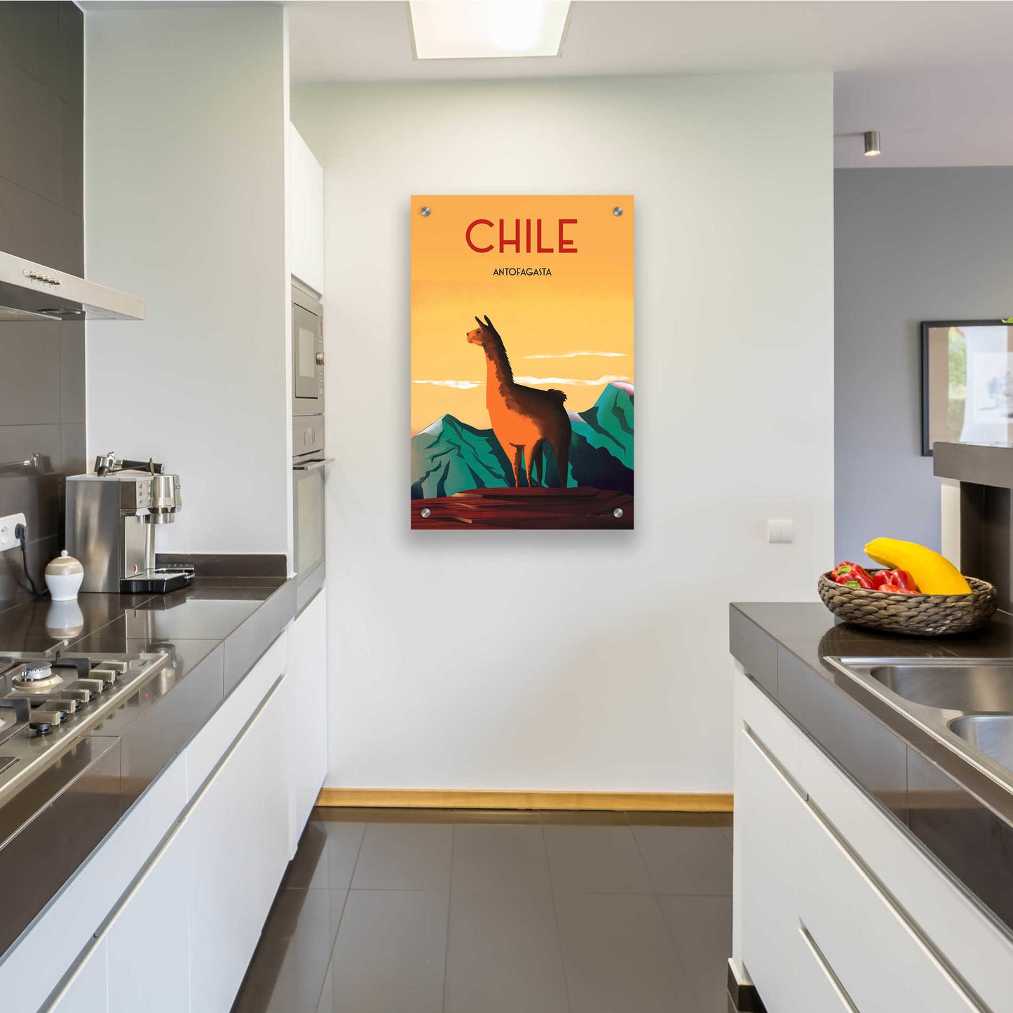 Epic Art 'Chile' by Omar Escalante, Acrylic Glass Wall Art,24x36