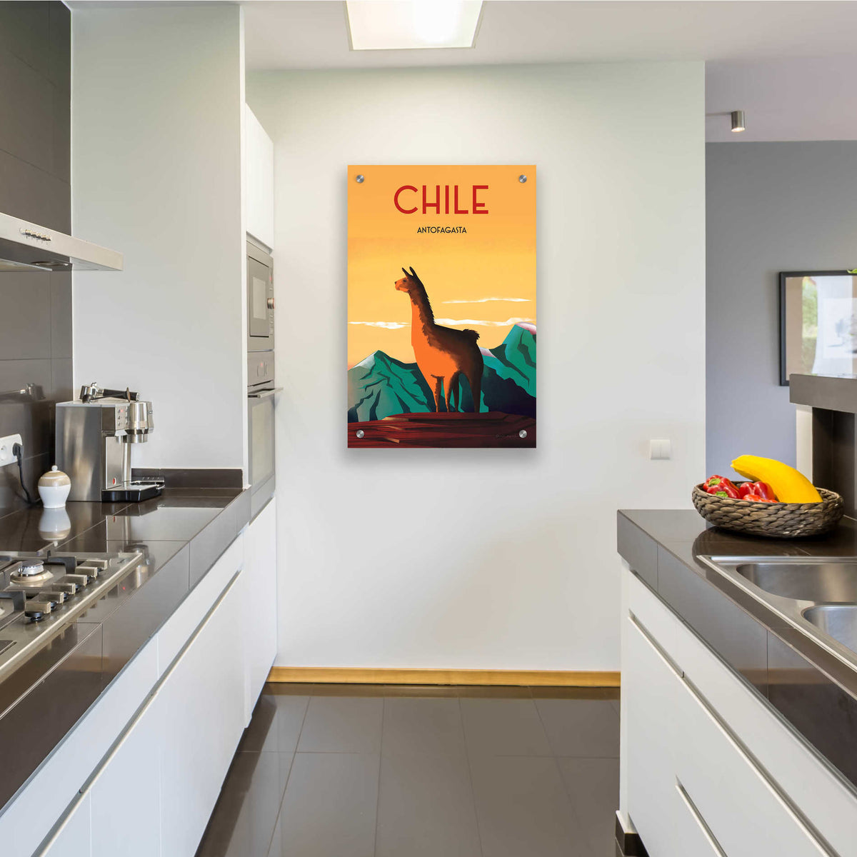 Epic Art 'Chile' by Omar Escalante, Acrylic Glass Wall Art,24x36