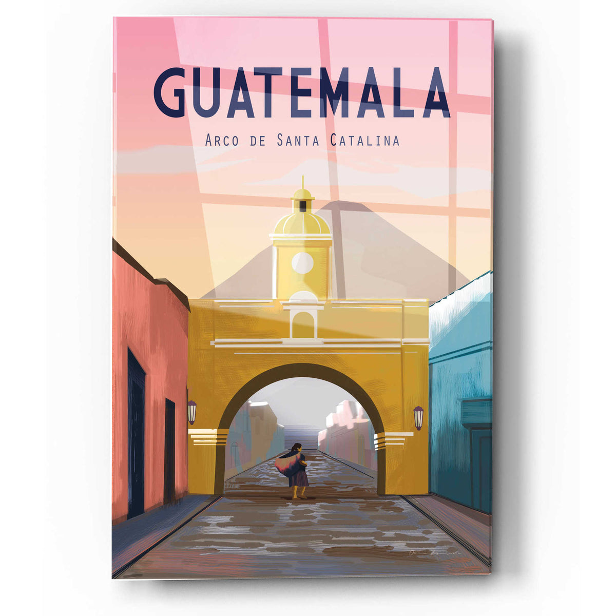 Epic Art 'Guatemala' by Omar Escalante, Acrylic Glass Wall Art
