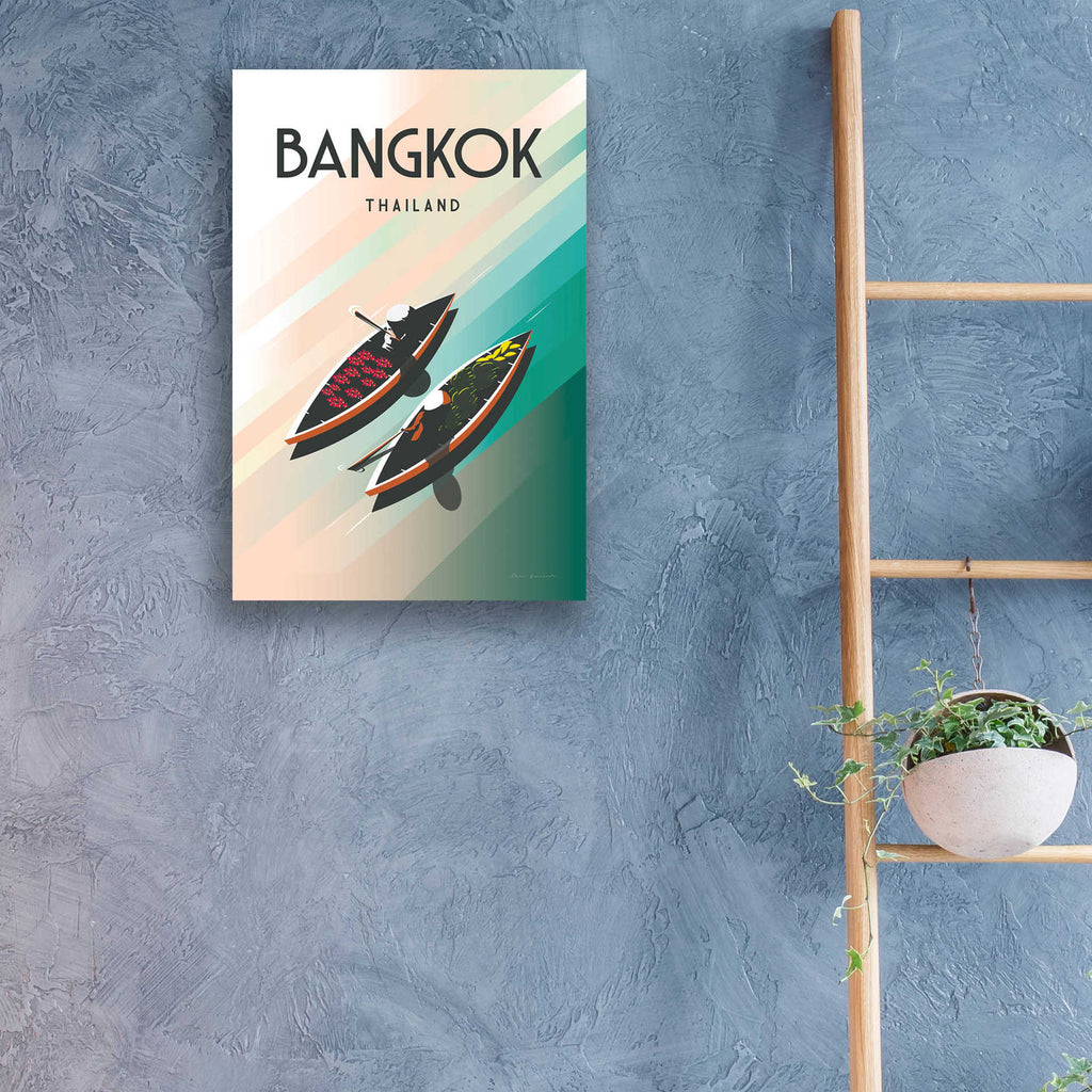 Epic Art 'Bangkok Thailand' by Omar Escalante, Acrylic Glass Wall Art,16x24