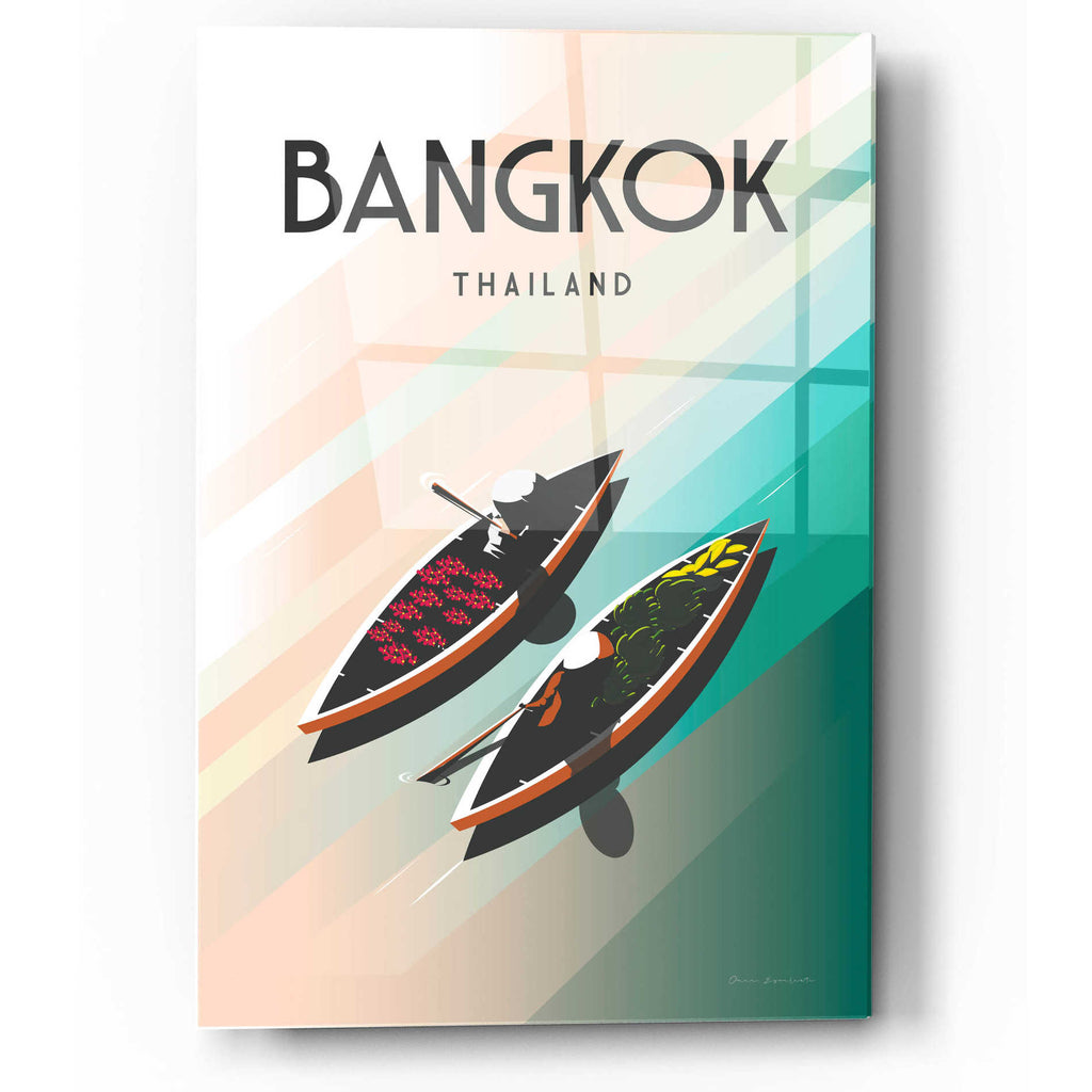 Epic Art 'Bangkok Thailand' by Omar Escalante, Acrylic Glass Wall Art