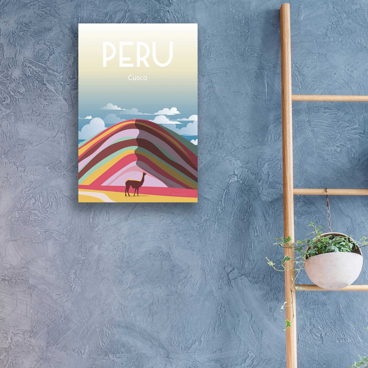 Epic Art 'Peru' by Omar Escalante, Acrylic Glass Wall Art,16x24