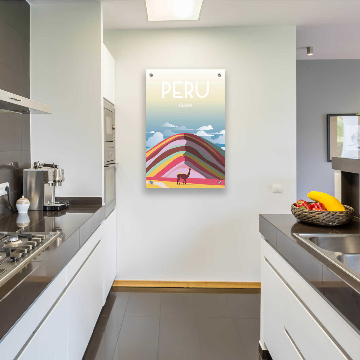 Epic Art 'Peru' by Omar Escalante, Acrylic Glass Wall Art,24x36