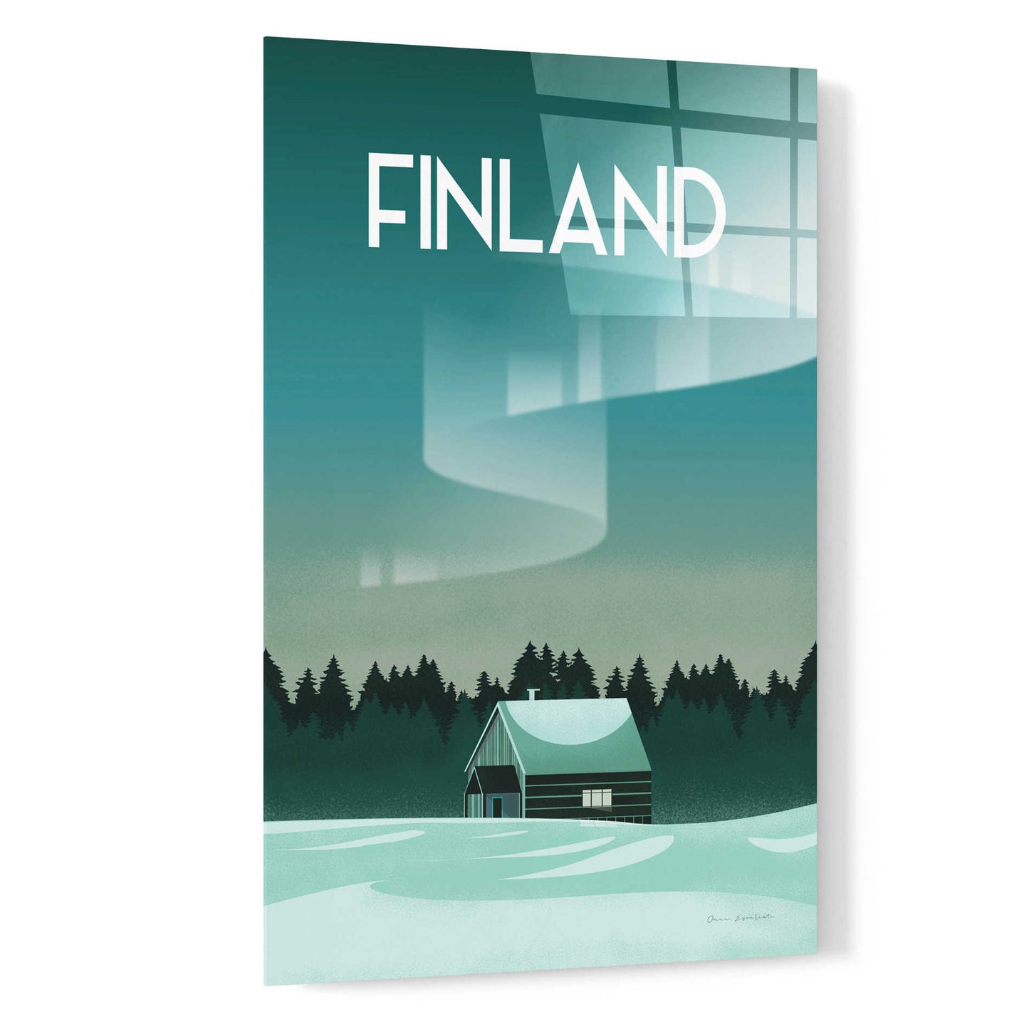 Epic Art 'Finland I' by Omar Escalante, Acrylic Glass Wall Art,16x24