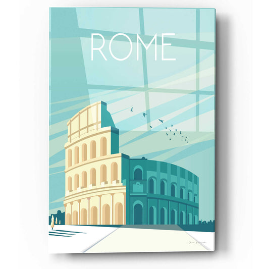 Epic Art 'Rome' by Omar Escalante, Acrylic Glass Wall Art