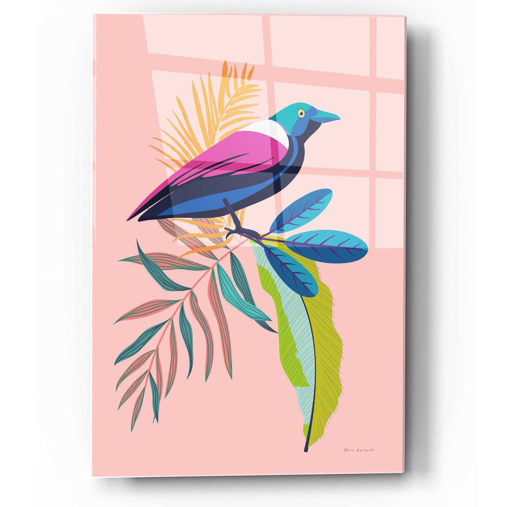 Epic Art 'Exotic Birds I' by Omar Escalante, Acrylic Glass Wall Art