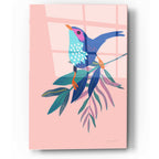 Epic Art 'Exotic Birds IV' by Omar Escalante, Acrylic Glass Wall Art