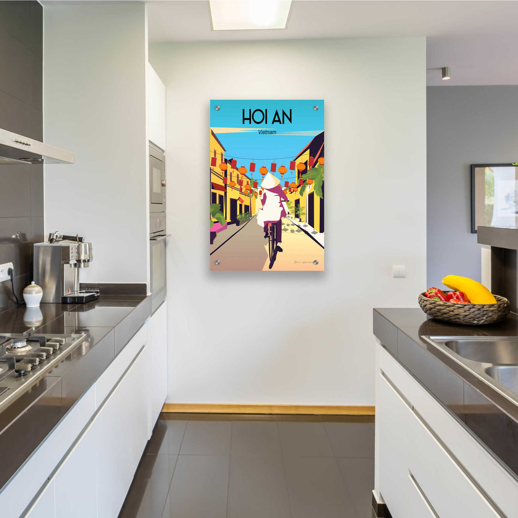 Epic Art 'Hoi An Vietnam' by Omar Escalante, Acrylic Glass Wall Art,24x36
