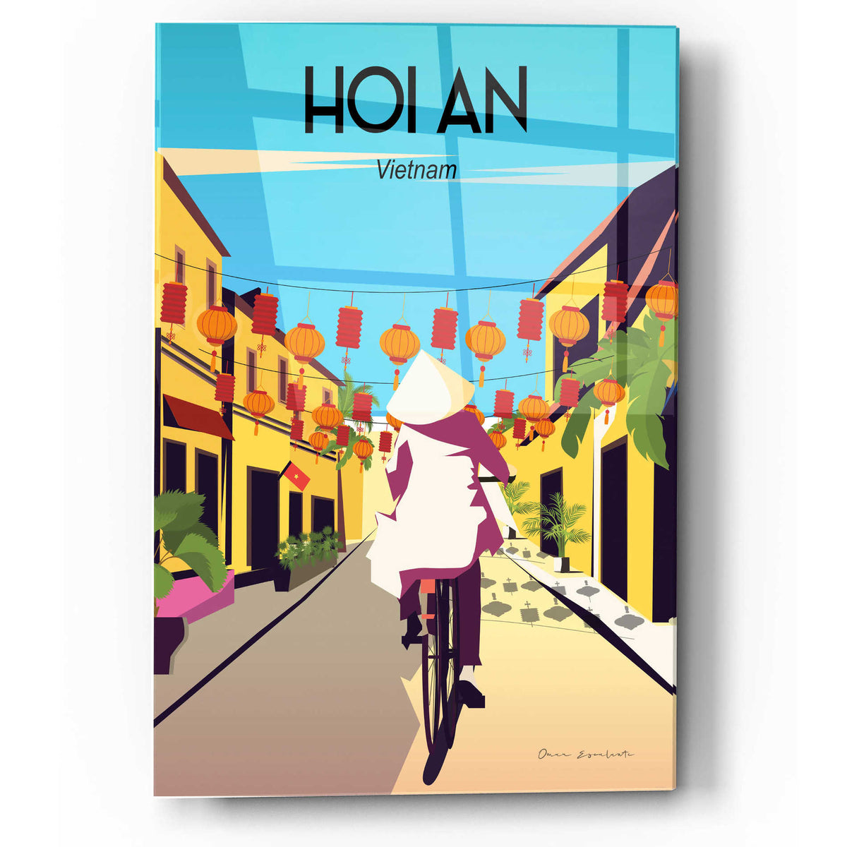 Epic Art 'Hoi An Vietnam' by Omar Escalante, Acrylic Glass Wall Art