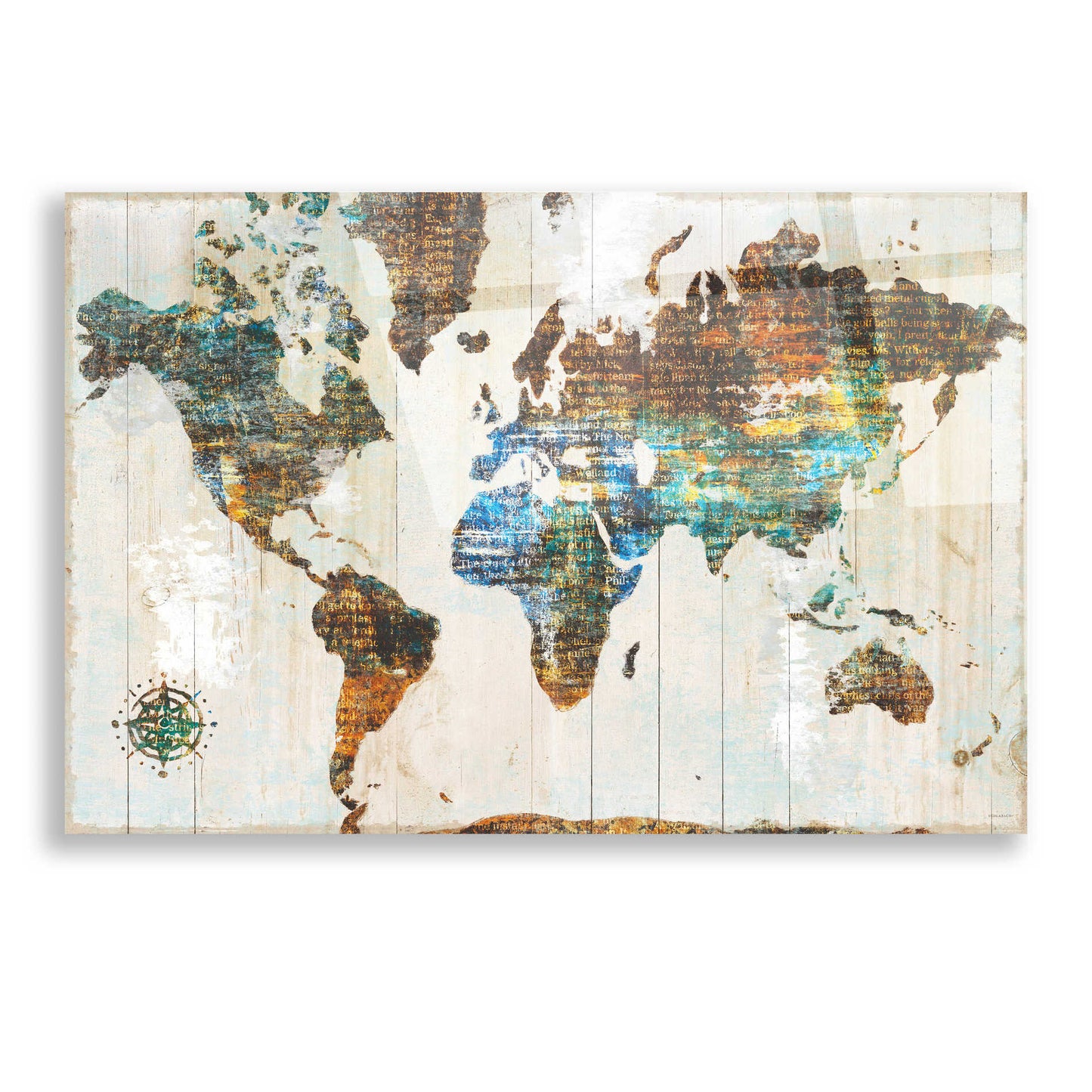 Epic Art 'World of Wonders' by Sue Schlabach, Acrylic Glass Wall Art