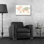 Epic Art 'Across the World II' by Sue Schlabach, Acrylic Glass Wall Art,24x16