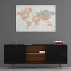 Epic Art 'Across the World II' by Sue Schlabach, Acrylic Glass Wall Art,36x24