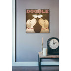 Epic Art 'Doodle Coffee Double II' by Ryan Fowler, Acrylic Glass Wall Art,24x24