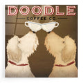 Epic Art 'Doodle Coffee Double II' by Ryan Fowler, Acrylic Glass Wall Art