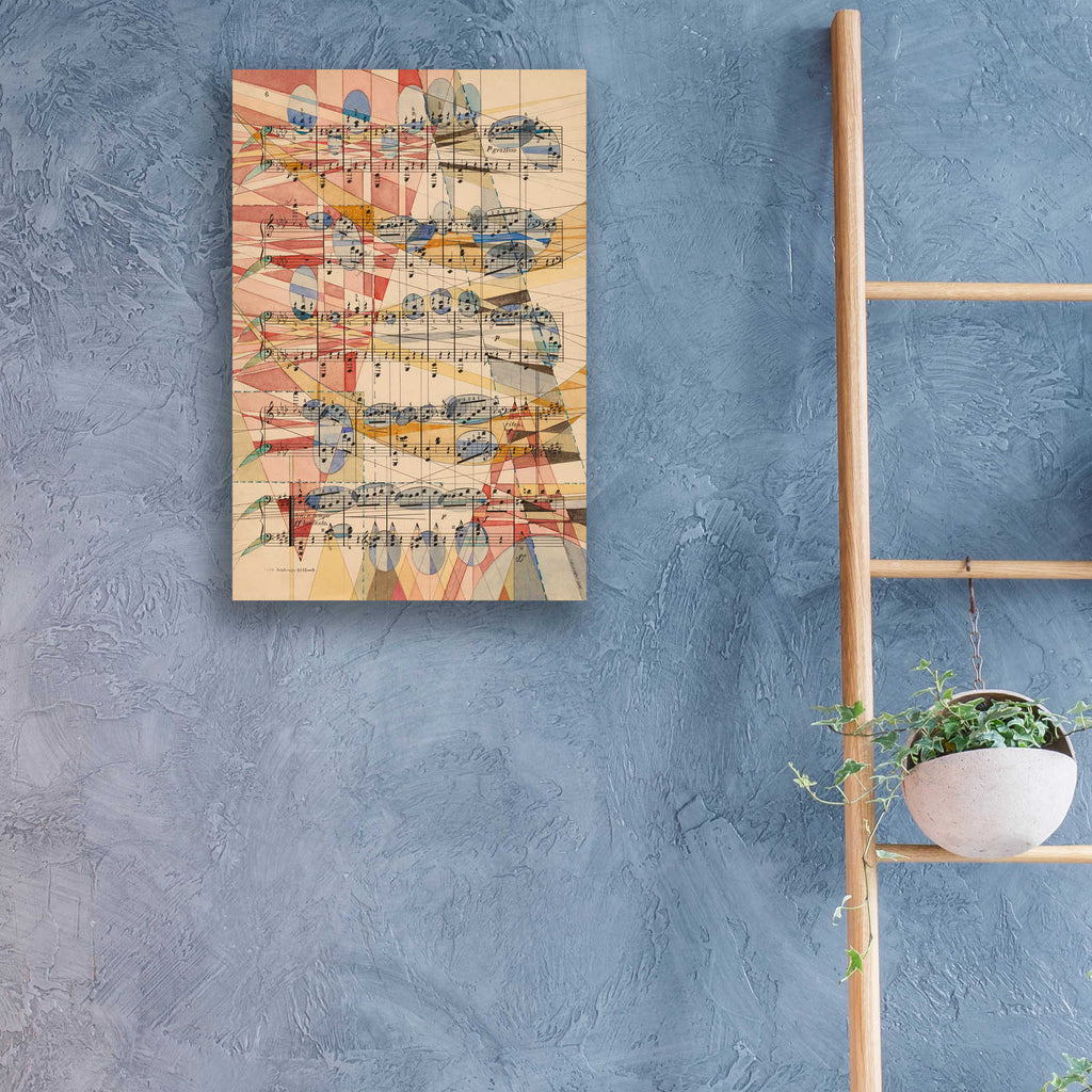 Epic Art 'P Grazioso' by Nikki Galapon, Acrylic Glass Wall Art,16x24