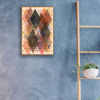 Epic Art 'Inked Triangles I' by Nikki Galapon, Acrylic Glass Wall Art,16x24