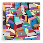 Epic Art 'Rooftops II' by Nikki Galapon, Acrylic Glass Wall Art