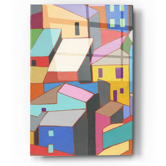 Epic Art 'Rooftops in Color II' by Nikki Galapon, Acrylic Glass Wall Art