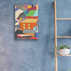 Epic Art 'Rooftops in Color III' by Nikki Galapon, Acrylic Glass Wall Art,16x24