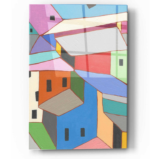 Epic Art 'Rooftops in Color XII' by Nikki Galapon, Acrylic Glass Wall Art