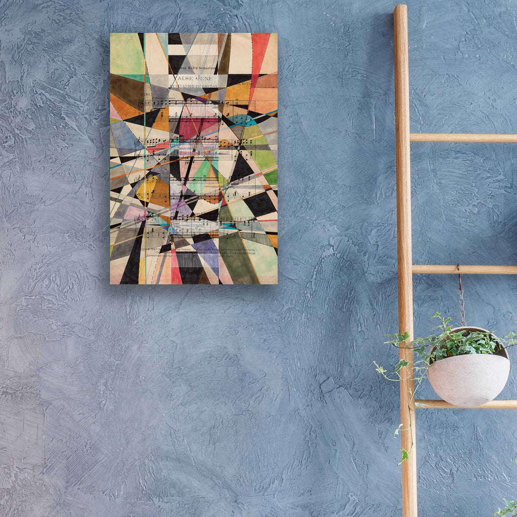 Epic Art 'Valse June' by Nikki Galapon, Acrylic Glass Wall Art,16x24
