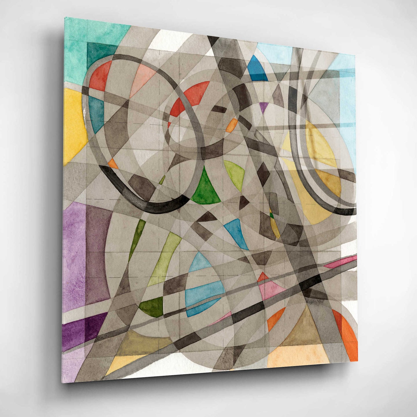 Epic Art 'Overpass' by Nikki Galapon, Acrylic Glass Wall Art,12x12