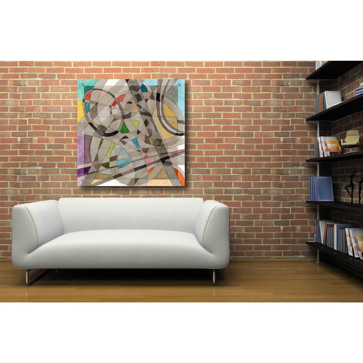 Epic Art 'Overpass' by Nikki Galapon, Acrylic Glass Wall Art,36x36