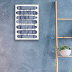 Epic Art 'Indigo Stitchy I' by Nikki Galapon, Acrylic Glass Wall Art,16x24