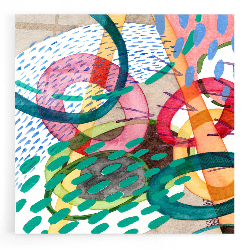 Epic Art 'Stratosphere I' by Nikki Galapon, Acrylic Glass Wall Art