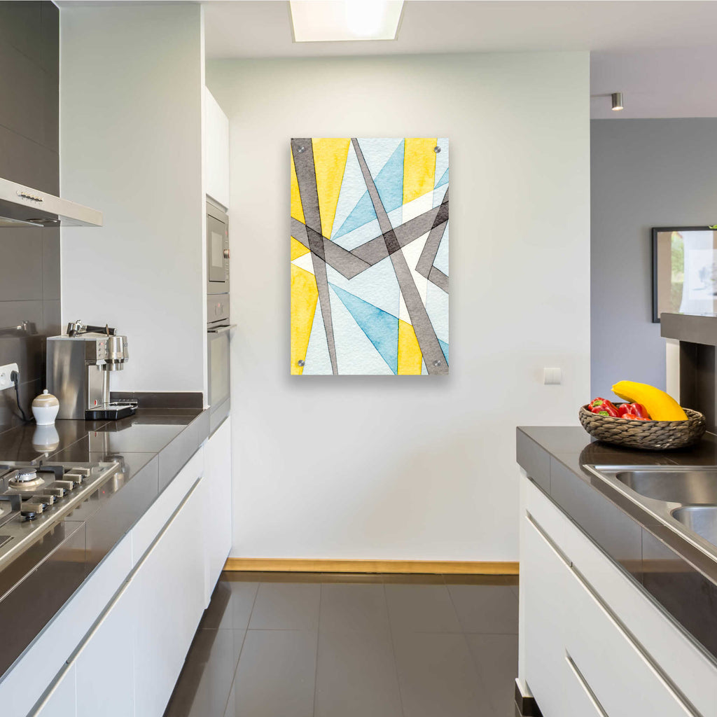 Epic Art 'Converging Angles I' by Nikki Galapon, Acrylic Glass Wall Art,24x36