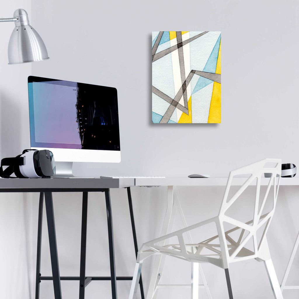 Epic Art 'Converging Angles II' by Nikki Galapon, Acrylic Glass Wall Art,12x16